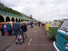 Rows of aircooled VWs and a bit of the crowd