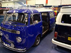 Blue show quality bay van