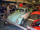 Pale blue over white two tone Beetle